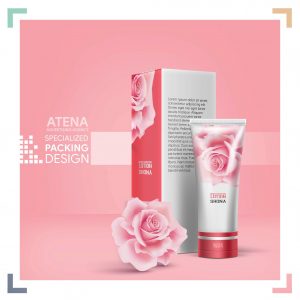 نمونه طراحی بسته بندی کرم