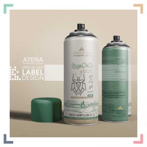 نمونه طراحی حرفه ای لیبل امنیتی