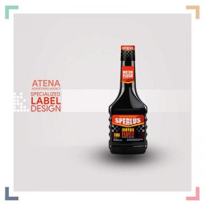 نمونه طراحی حرفه ای لیبل روغن