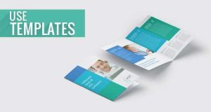 نکات طراحی خلاقانه بروشور- استفاده از الگو ها